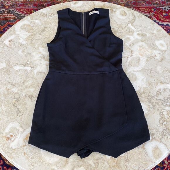Abercrombie & Fitch Skort Romper Black - Picture 12 of 14